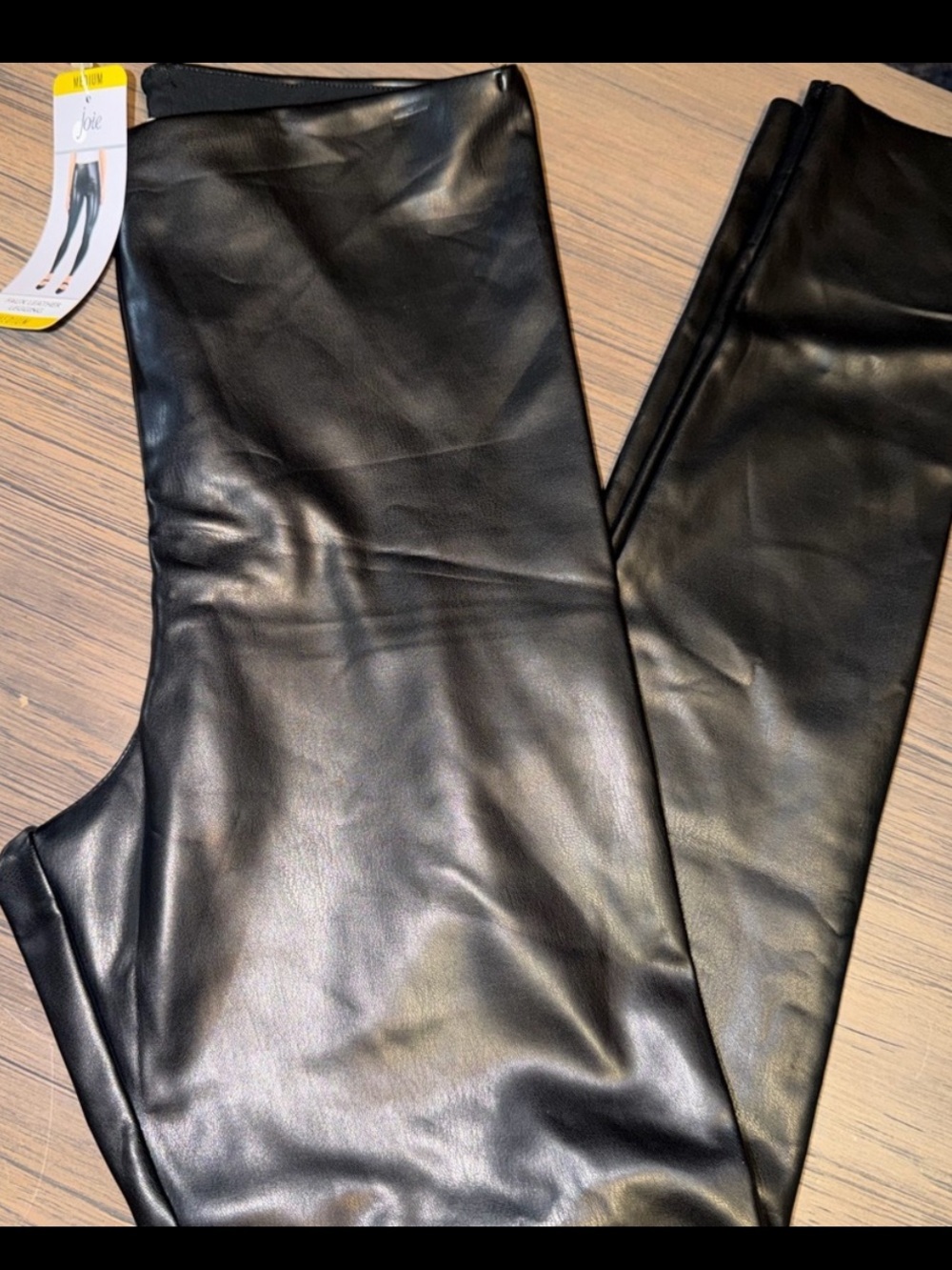 Joie | Black Faux Leather Leggings